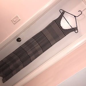 Merona Dresses - Black and white stripped maxi dress Merona Dresses - Black and white stripped maxi dress